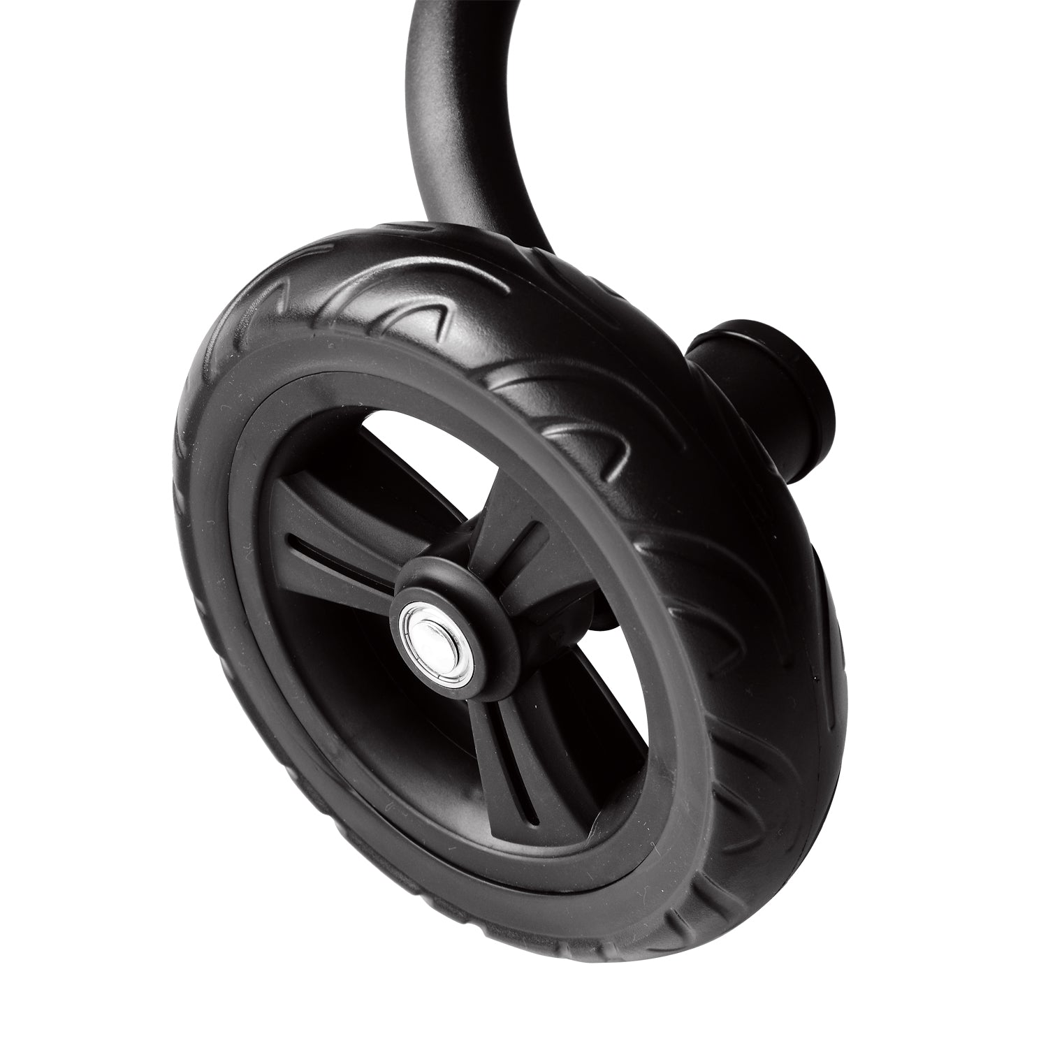 Triciclo per Bambini in Metallo Campanello Parafango Ruota Speciale Nero