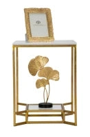 Tavolinetto Double Marble Cm 47X47X60