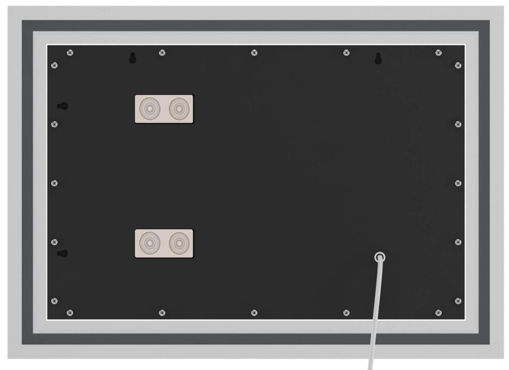 Badspiegel Jaffrey 50x70 mit Bluetooth