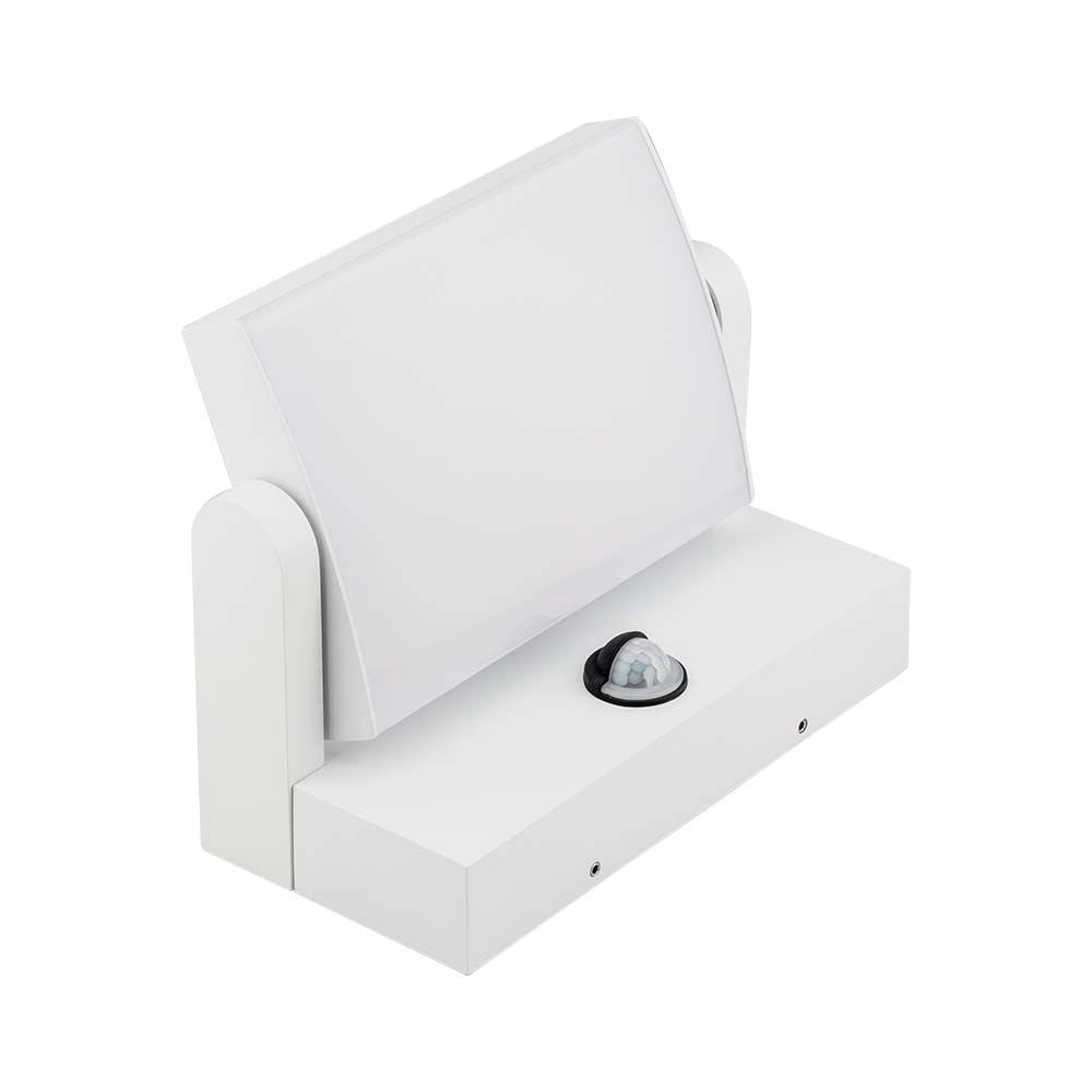 Applique esterna bianca PIR LED 17W 4000K IP65 V-TAC
