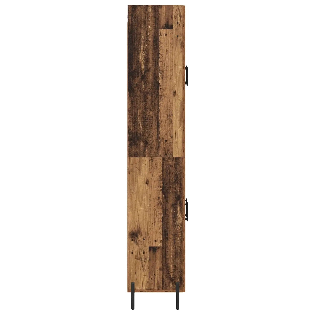 Credenza | Madia | Buffet da pranzo | Armadio da pranzo Legno vecchio 69,5 x 34 x 180 cm Legno multistrato