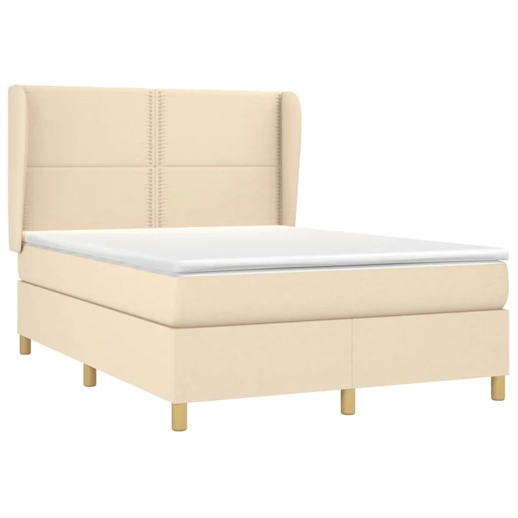 Giroletto a Molle con Materasso Crema 140x19 cm in Tessutocod mxl 98210
