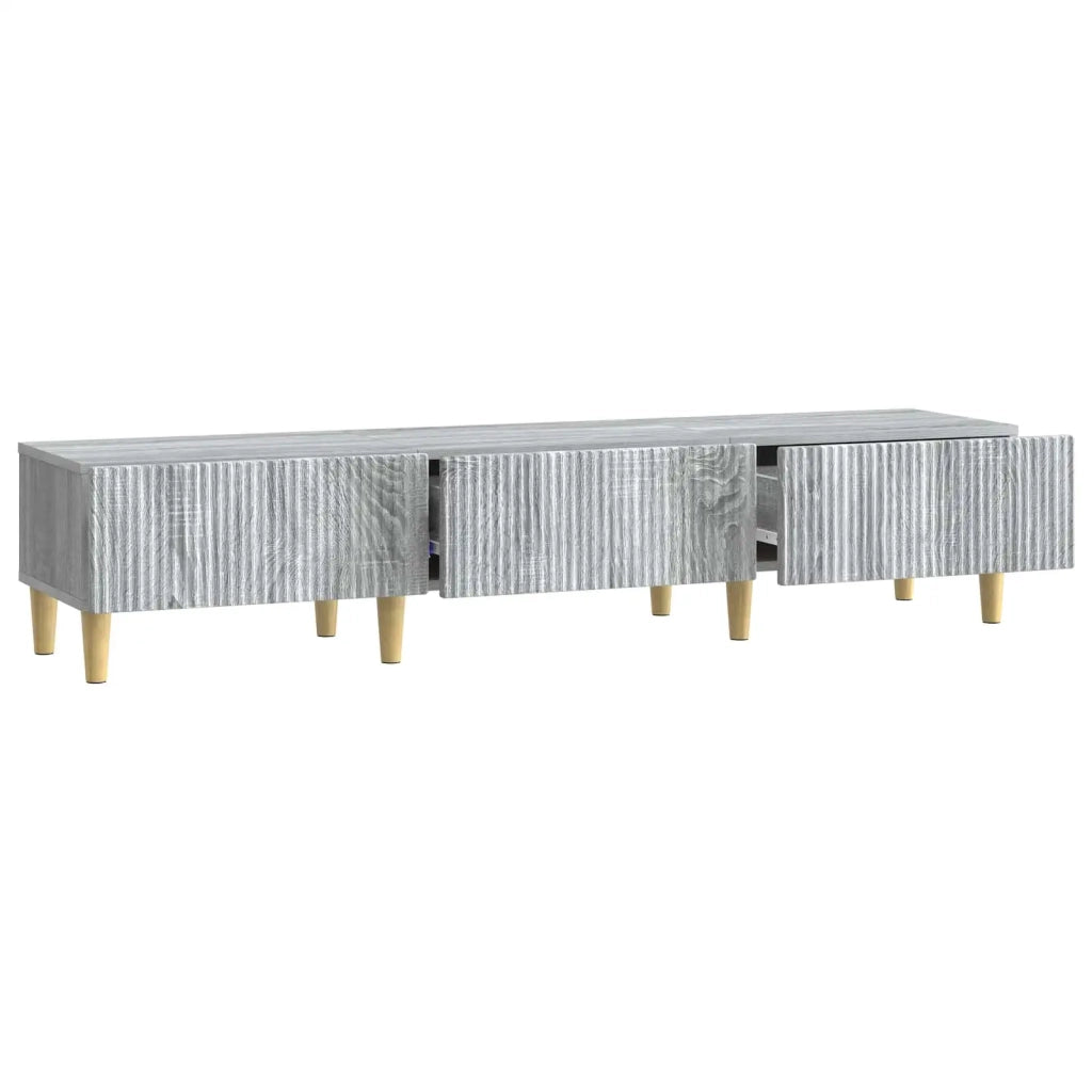 Mobile TV Grigio Sonoma 147 x 34,5 x 30 cm Legno ingegnerizzato
