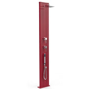 Doccia Solare In Alluminio Dada S 40 Litri Con Doccetta Estribile E Miscelatore Colore Rossa Cv-D440/3027