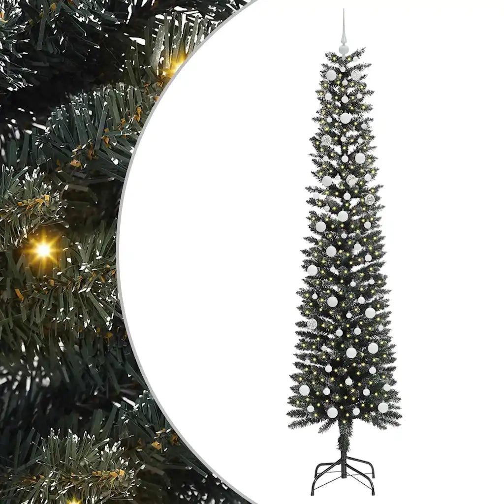 Albero di Natale artificiale con 300 LED Verde 240 cm 3395967