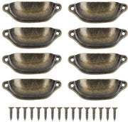 Maniglie semicircolari per mobili - 8 pezzi - Stile vintage - Accessori per mobili - Qualità elevata -