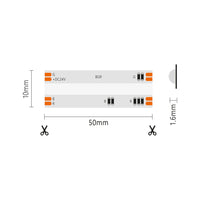 Striscia led COB IP20 5m RGB 24V 15W/MT