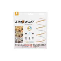 Striscia led COB IP20 5m da 8+8W/MT 24V - CCT - 2700K-6500K