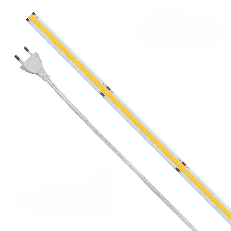 Striscia led 5m COB IP65 monocolore da 14W/MT 220V - 4000K