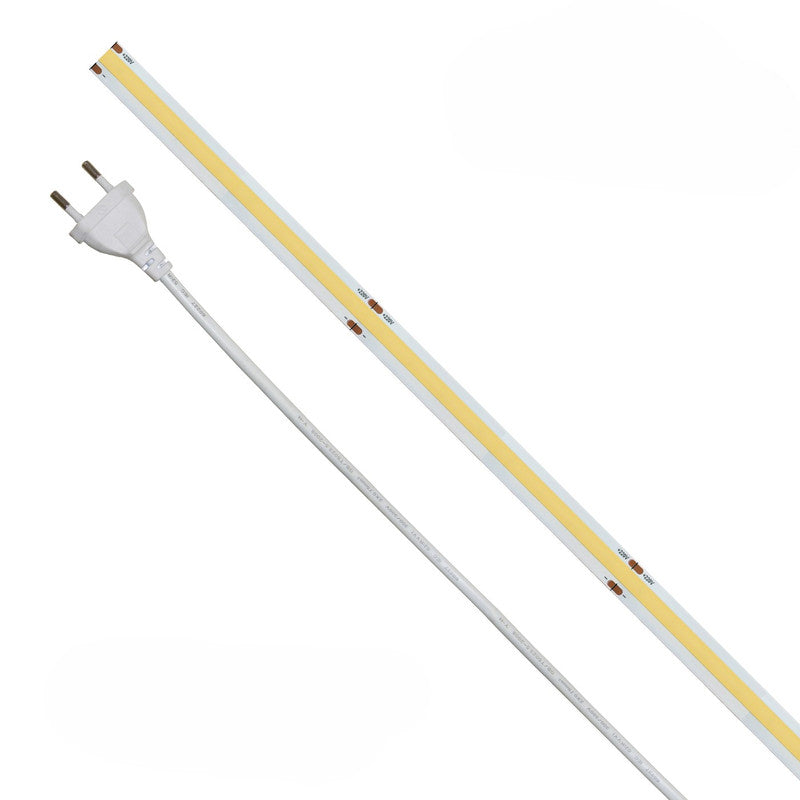 Striscia led 5m COB IP65 monocolore da 14W/MT 220V - 6000K