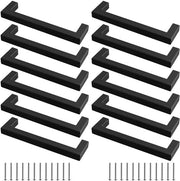 Maniglie in acciaio inossidabile di alta qualità - Nero - 128mm