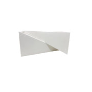 Applique da parete in gesso rettangolare doppia emissione attacco lampadine G9