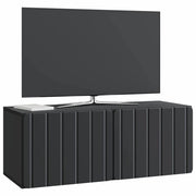Mobile TV da Muro | Armadietto TV | Mobile Porta TV Nero 78,5 x 31 x 30 cm