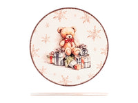 Sottopentola tonda in ceramica decorato Teddy