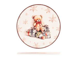 Sottopentola tonda in ceramica decorato Teddy