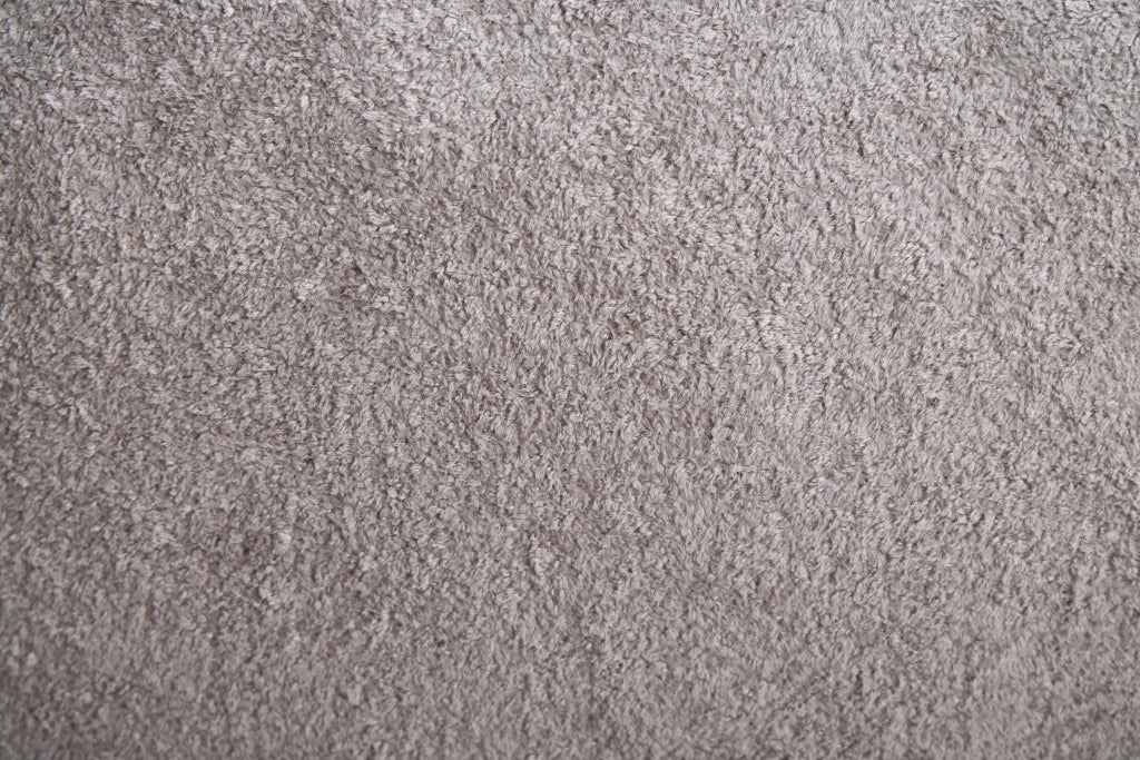 POLTRONA SACCO in faux fur grigio chiaro, senza montaggio