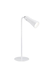 Lampada da scrivania MAXI bianca in metallo LED USB-C