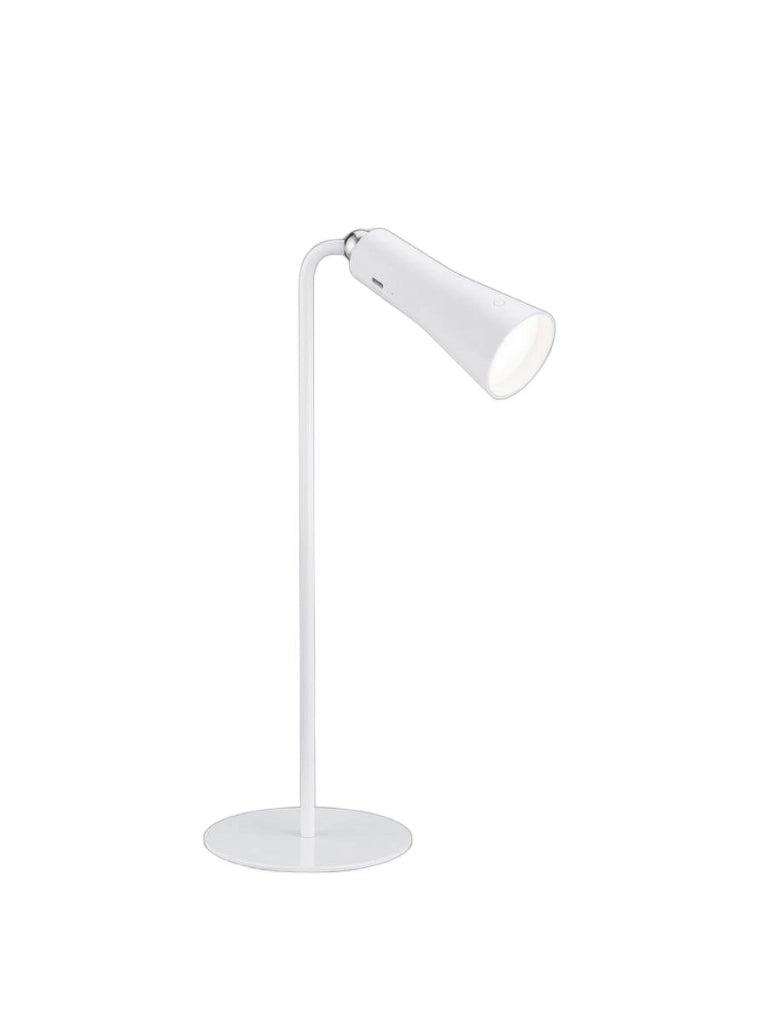 Lampada da scrivania MAXI bianca in metallo LED USB-C