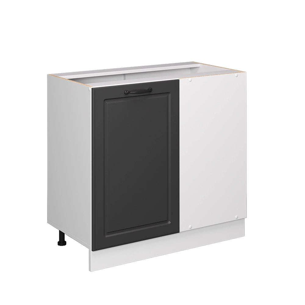 Vicco Mobile ad angolo cucina Antracite casa di campagna 86 cm senza piano di lavoro