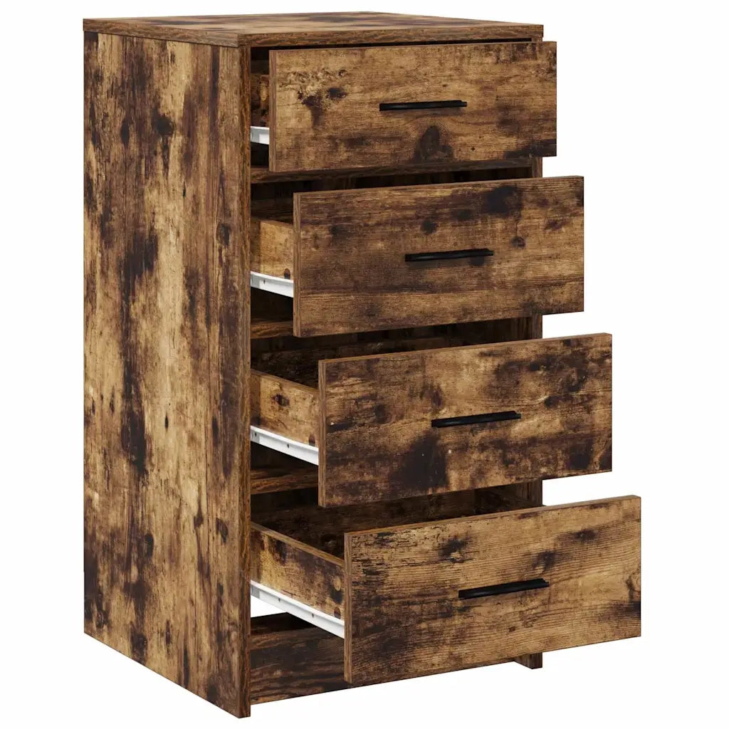 Credenza-Buffet-Armadio da cucina Rovere fumo 40 x 41 x 75 cm Legno multistrato