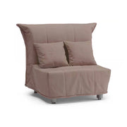 Poltroncina Andreou, Poltrona Sfoderabile Made in Italy, 85x90x85h cm Grigio Tortora