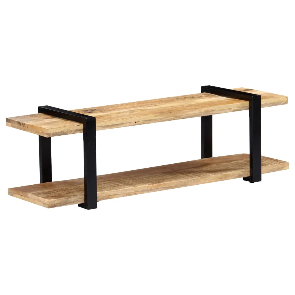 Pratico mobile porta TV/credenza di design 130 cm legno massello di mango 2502035