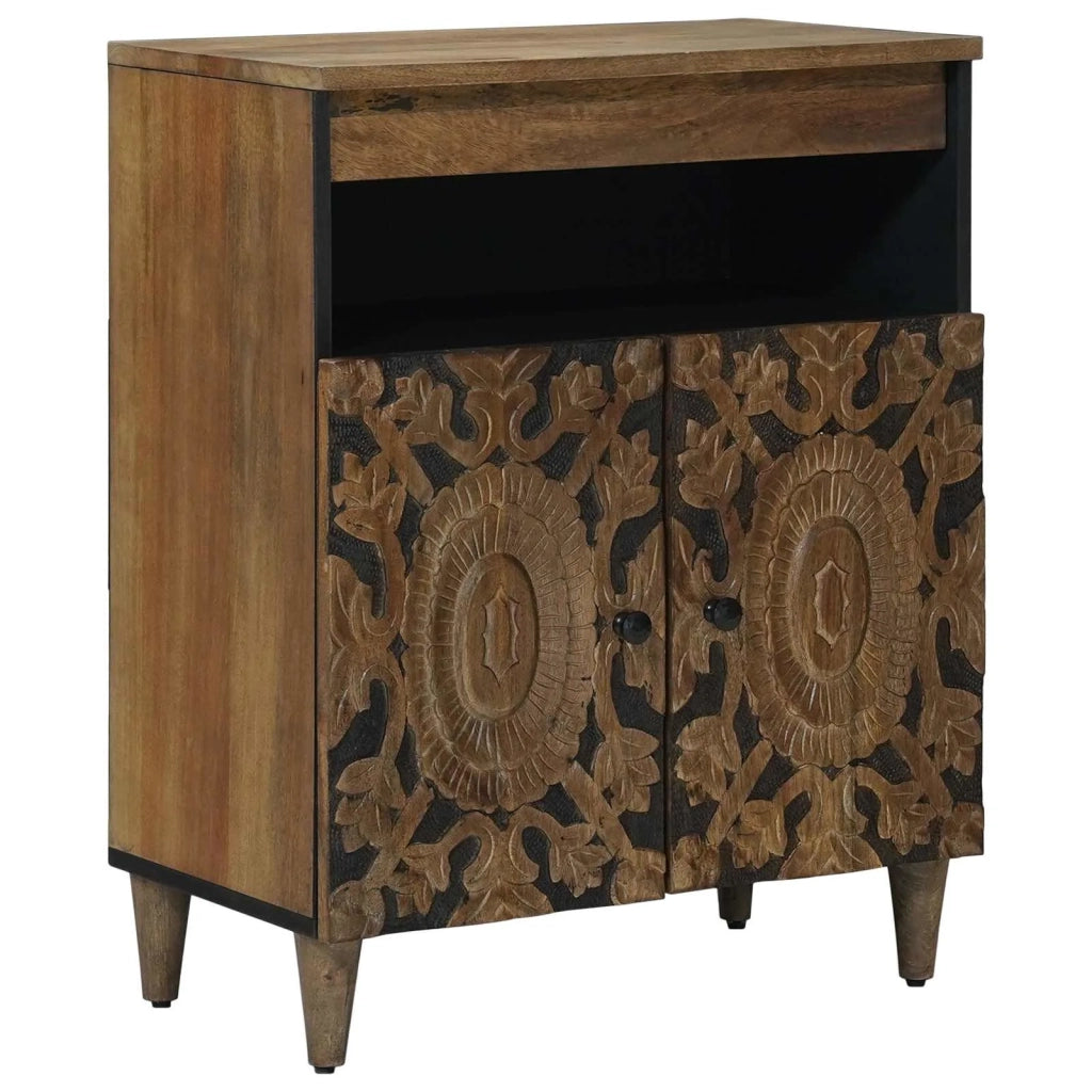 Credenza Marrone 60 x 33,5 x 75 cm Legno di mango massello