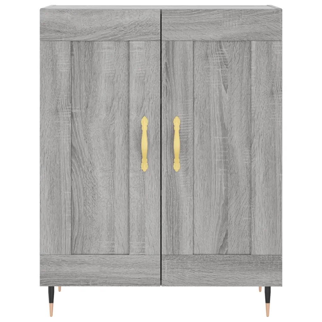 Credenza | Madia | Buffet da pranzo | Armadio da pranzo Grigio Sonoma 69,5x34x180 cm in Legno Multistrato