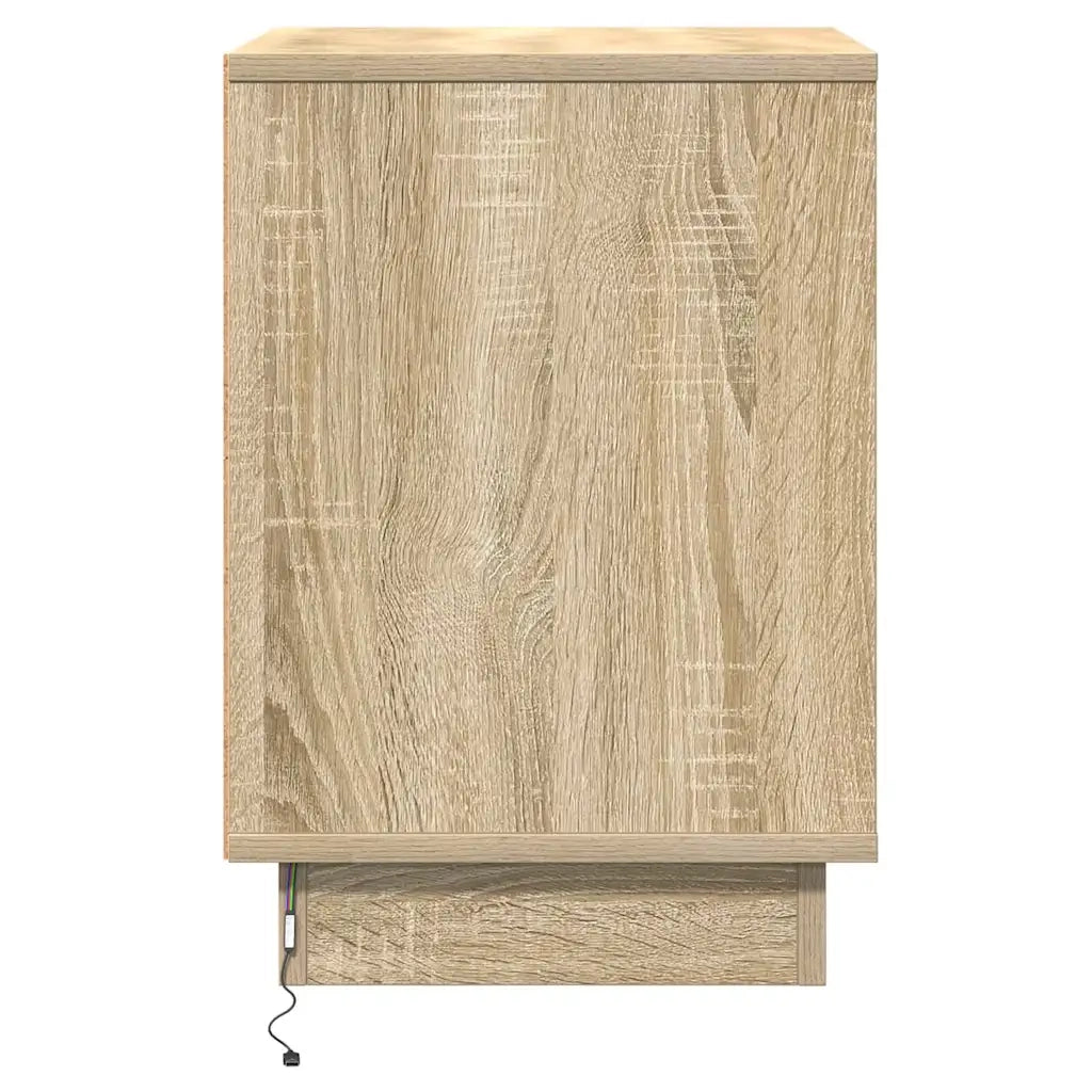 Set di 2 Comodini | Armadio da Notte | Mobiletto da notte Rovere Sonoma 39 x 34,5 x 50 cm
