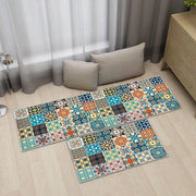 Set di tappeti antiscivolo per cucina con 2 tappeti decorativi per ufficio e soggiorno (40x60+40x120cm)