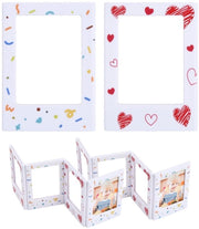 Mini-fotolijst magnetica, 10 pezzi, piccola, con colori divertenti, fotolijst magnetica per combinazione DIY personalizzabile, ideale per frigorifero, scrivania