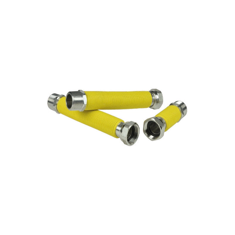 Raccordo flessibile inox MF 1/2" estensibile 200-400 mm – per impianti gas