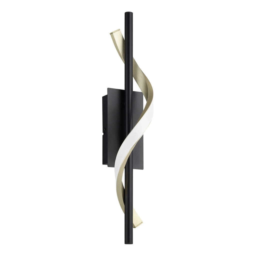 Applique Moderna Conaprato Alluminio Ottone Plastiche Bianche Led 8,8W 1050Lm