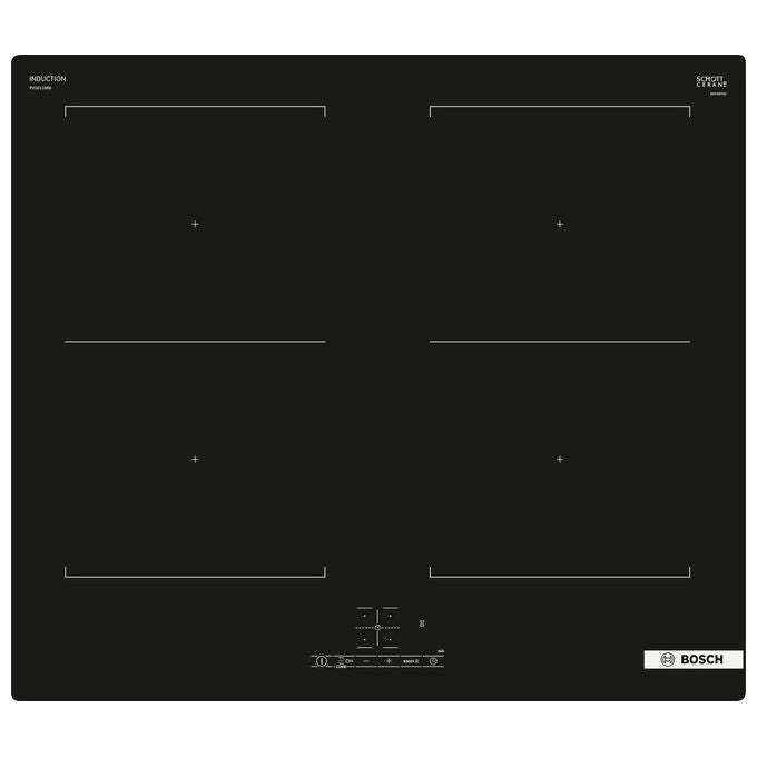 Bosch Serie 4 PVQ611BB6E Piano cottura a induzione 60 cm Nero, senza profili