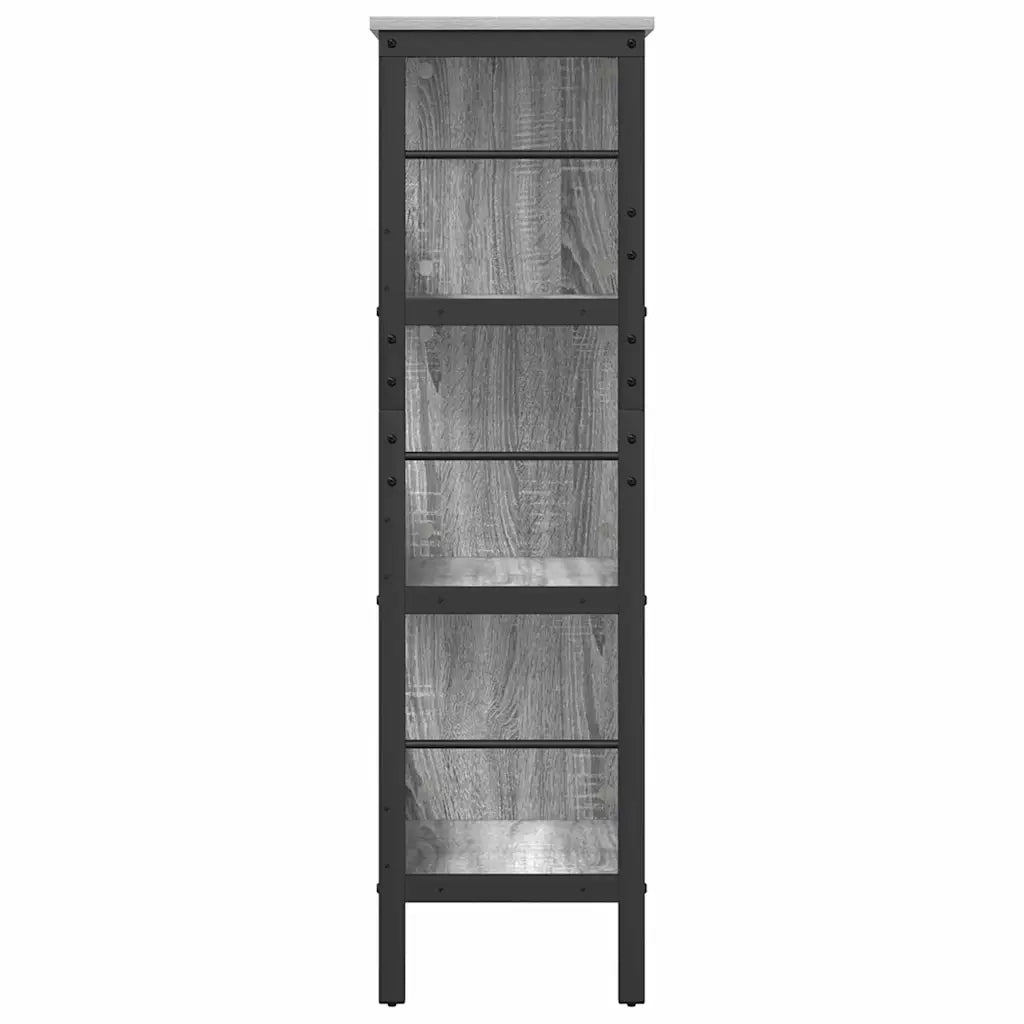 Libreria Grigio Sonoma 82 x 32 x 112 cm Legno multistrato 883991