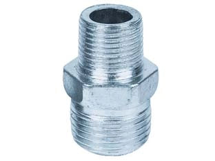 NIPLES RIDOTTO ESAGONALE MASCHIO IN GHISA ZINCATA  M 2 M 1 1/4