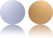 Tavolo per torte - 3 mm - Ø 30 cm - Cartone argentato - Doppio - 10 pezzi - Sottopiani per torte - Rondi - Sottopiani per torte