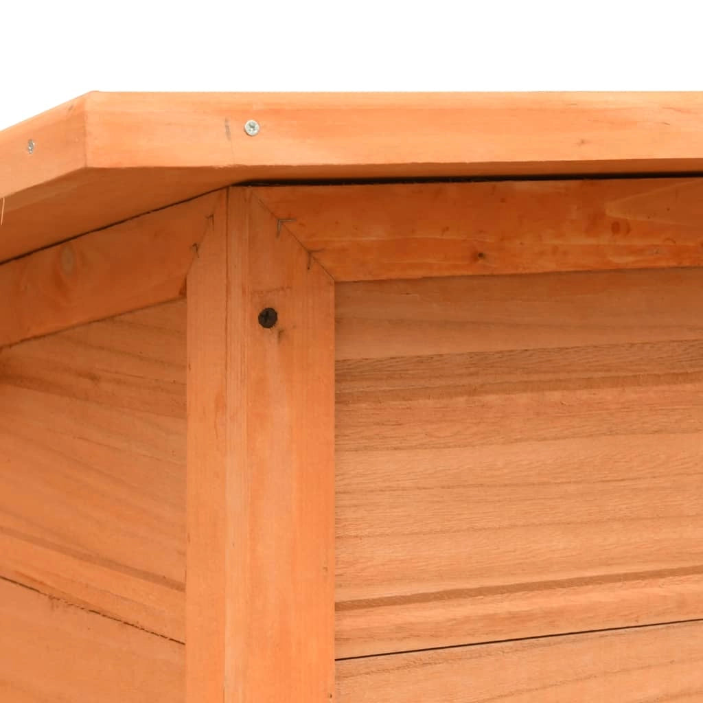 Cuccia per cani in legno massello di pino e abete 120 x 77 x 86 cm 02_0001540