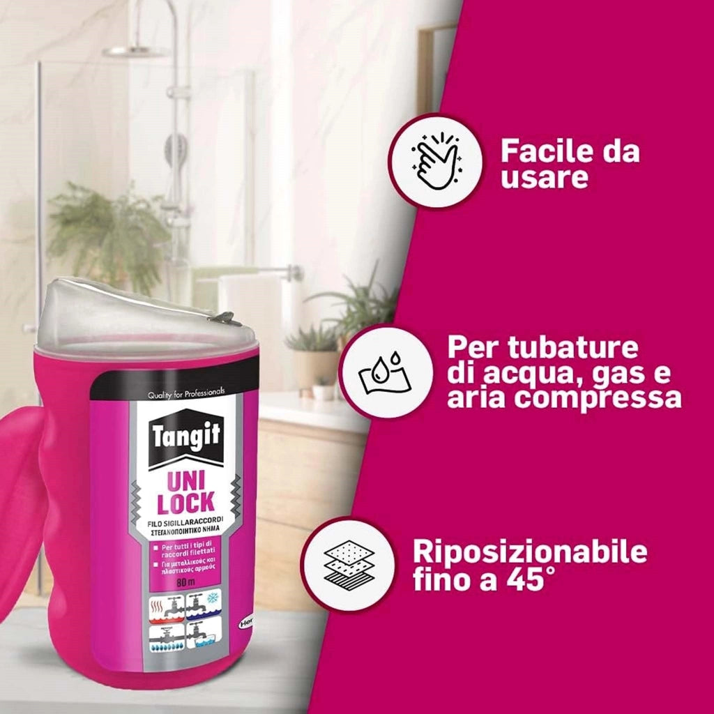 Sigillante Multifilo Tangit Uni-Lock Per Tubazioni Filettate 80 cm