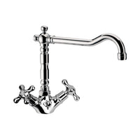 Rubinetto retro con canna antica serie liberty remer