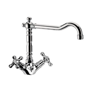 Rubinetto retro con canna antica serie liberty remer