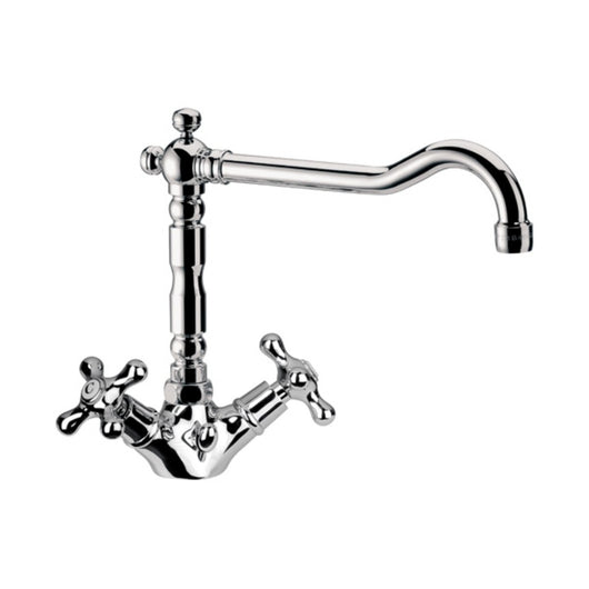 Rubinetto retro con canna antica serie liberty remer