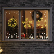 Fiocco di Neve di Natale Bianco caldo 44,5 x 38 cm PVC