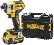 DEWALT DCF887P2-QW Avvitatore a Impulsi 1/4" XR Litio 18V 5.0Ah BRUSHLESS