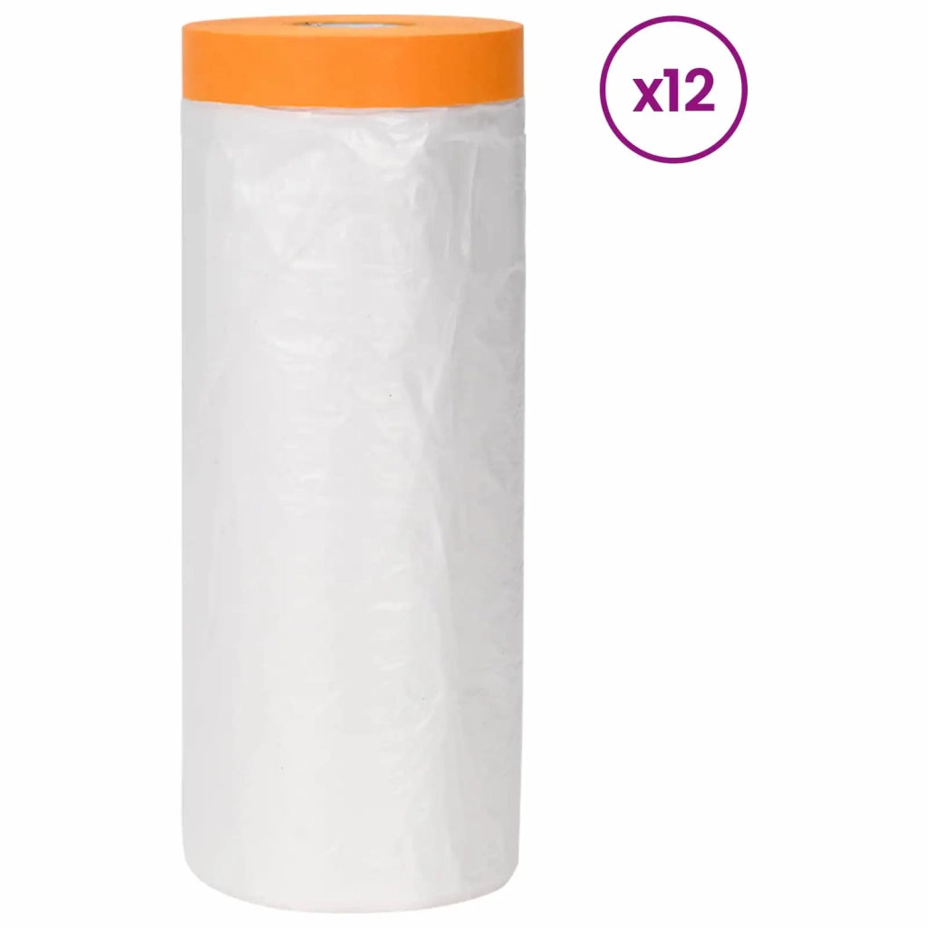 Telo per polvere con nastro adesivo 12 pz 240 x 2000 cm HDPE CFW8575416