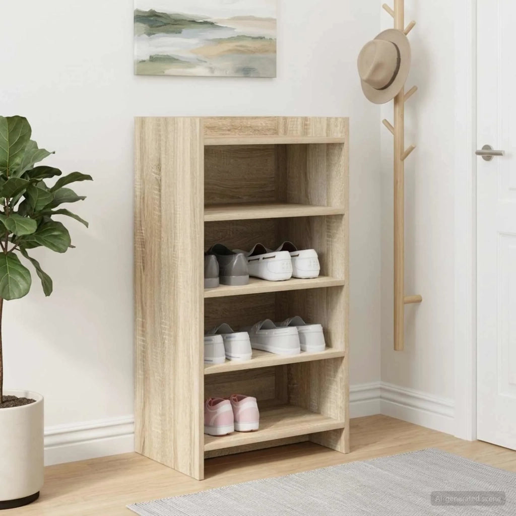Mobile per scarpe Rovere Sonoma 48 x 36 x 92 cm 8011341