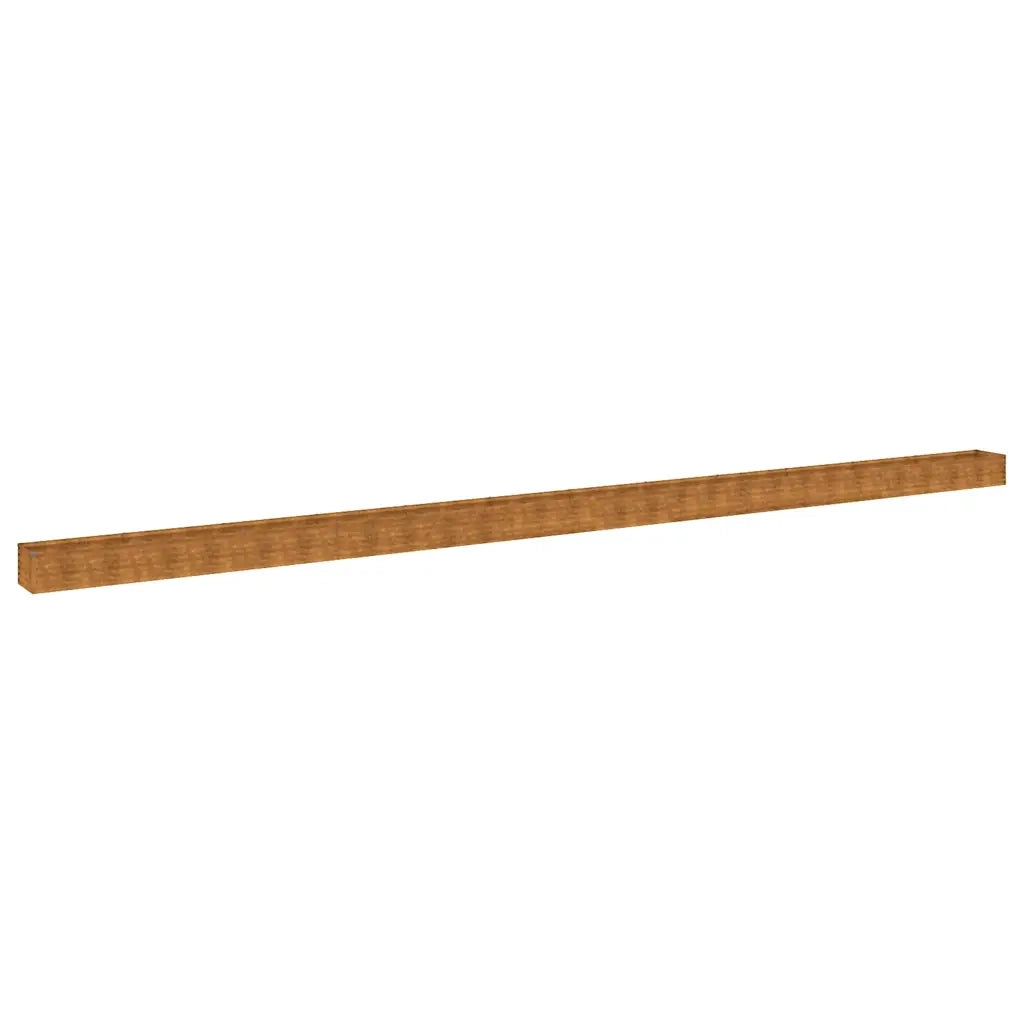 Fioriera Rialzata da Giardino 1152x50x36 cm in Acciaio Corten 151983
