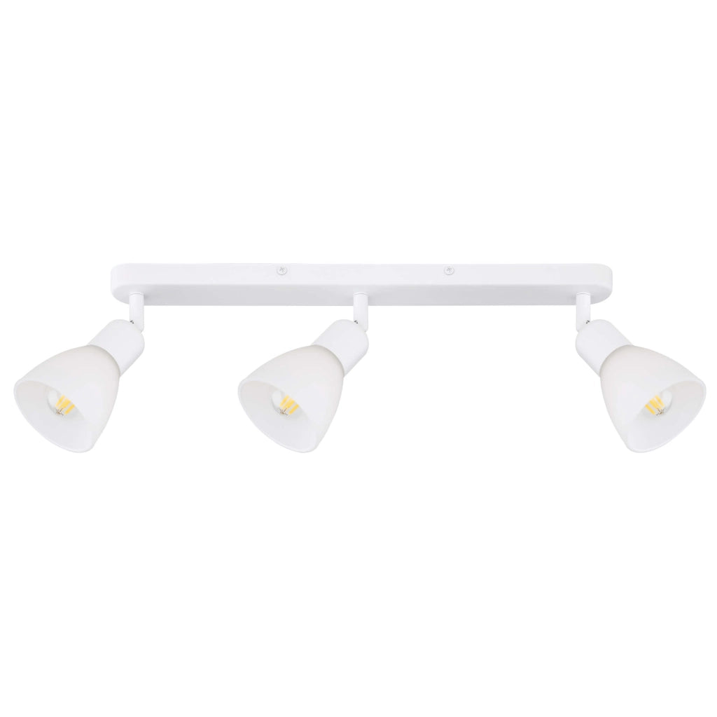 Spot soffitto Malta 3 luci E14 bianco Light Prestige