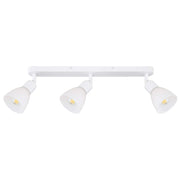 Spot soffitto Malta 3 luci E14 bianco Light Prestige