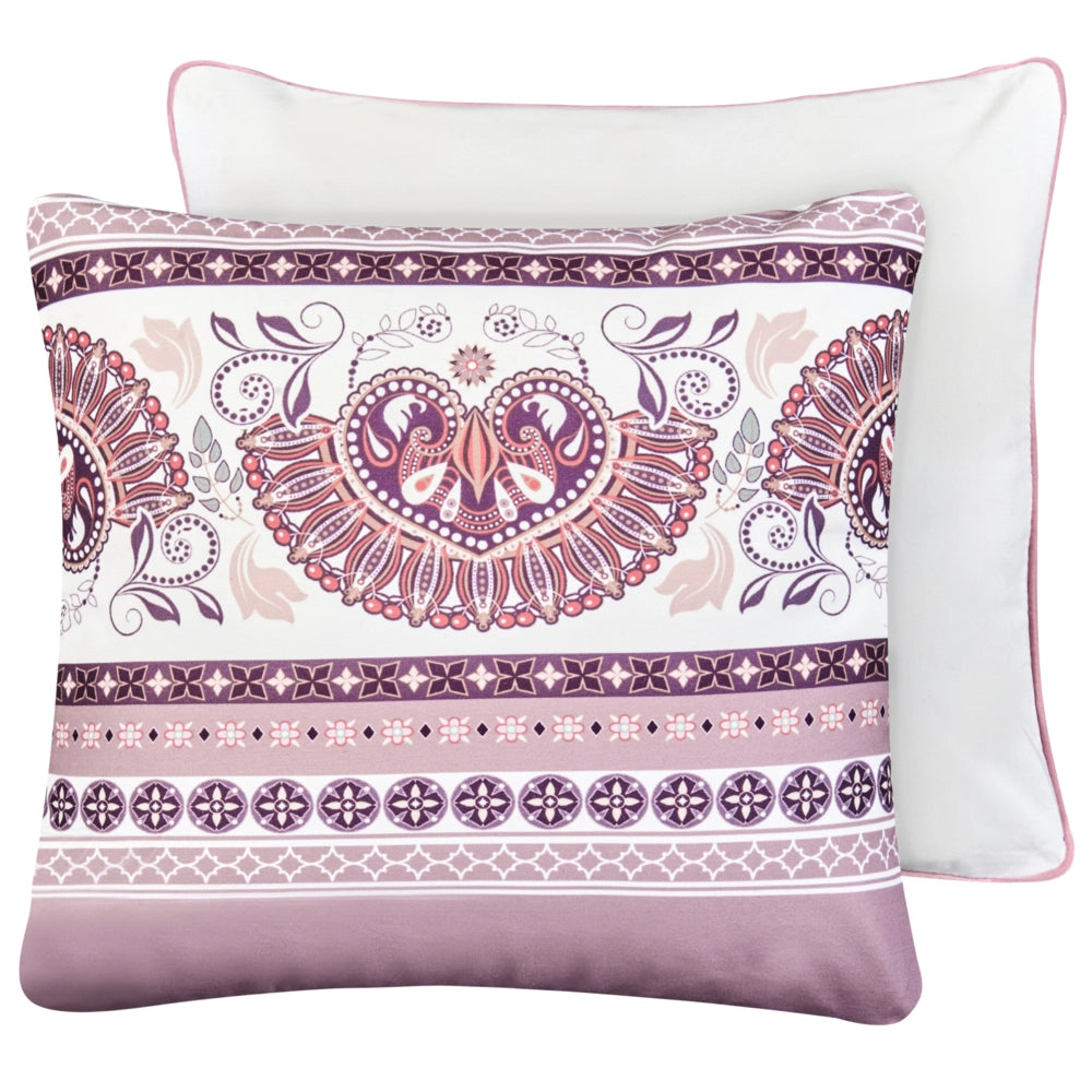 Set di 2 cuscini da esterno in poliestere viola 45 x 45 cm Modello Accessorio da giardino